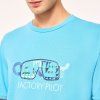 OAKLEY Sutro FP Tee Bright Blue (Veľkosť oblečenia S)