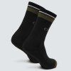OAKLEY Essential Socks (3 Pcs) Blackout (Veľkosť ponožky M)