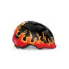 MET HOORAY prilba Black Flames/Glossy  Cyklistická prilba