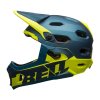BELL Super DH Spherical Mat/Glos Blue/Hi-Viz  Cyklistická prilba