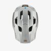 100% TRAJECTA Helmet w/Fidlock Ranelagh Silver  Downhill prilba