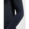 CRAFT Core Dry Active C Zips Čierna  Funkčný termo nátelník s dlhými rukávmi