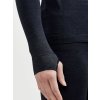CRAFT Core Dry Active C Zips Čierna  Funkčný termo nátelník s dlhými rukávmi