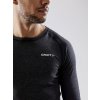 CRAFT Core Woolerino Čierna  Funkčný termo nátelník s dlhými rukávmi