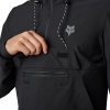 FOX Ranger Wind Pullover Hoodie Black  Cyklistická bunda