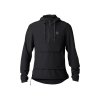 FOX Ranger Wind Pullover Hoodie Black  Cyklistická bunda