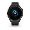 GARMIN Fenix 8 - 47mm AMOLED Sapphire Carbon Gray DLC Titanium Black/Pebble Gray band  Smarthodinky
