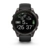 GARMIN Fenix 8 - 47mm AMOLED Sapphire Carbon Gray DLC Titanium Black/Pebble Gray band  Smarthodinky