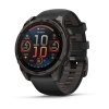 GARMIN Fenix 8 - 47mm AMOLED Sapphire Carbon Gray DLC Titanium Black/Pebble Gray band  Smarthodinky