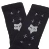 FOX Defend Lunar 8" Socks Black  Cyklistické ponožky