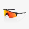100% SPEEDCRAFT SL - Soft Tact Black - HiPER Red Multilayer Mirror Lens  Športové cyklistické okuliare