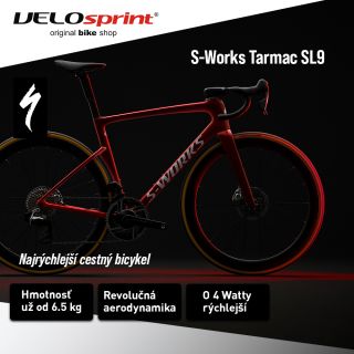 Specialized Tarmac SL9 🚀 práve uzrel svetlo sveta a my ho máme pre vás vo VELOsprinte! 🤩 Jeden bicykel, ktorý vládne...