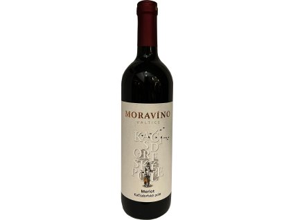 Moravíno Merlot pozdní sběr 2024 13,5% 0,75l (holá lahev)