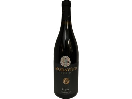 Moravíno Merlot Burgunder výběr z hroznů 2023 14% 0,75l (holá lahev)