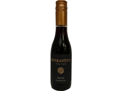 Moravíno Merlot Burgunder výběr z hroznů 2022 13,5% 0,25l (holá lahev)