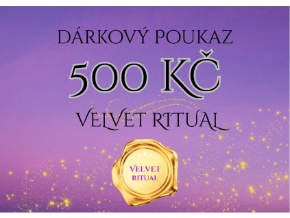 dárkový poukaz 500 Kč