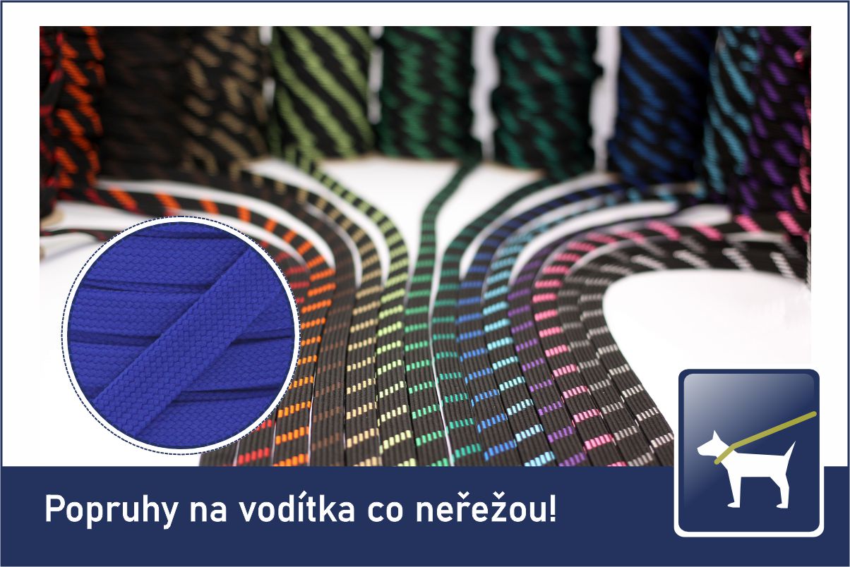 Výroba popruhů na vodítka pro psy