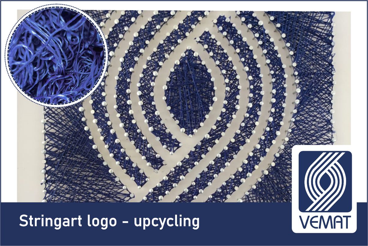 STRINGART logo VEMAT - upcycling