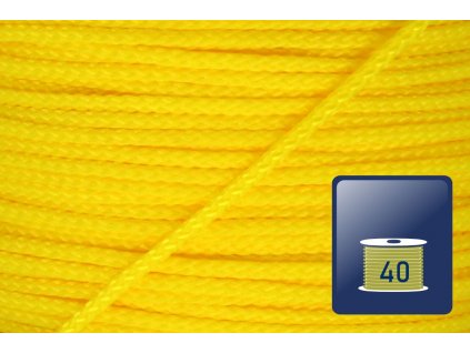 Microcord 1,4mm-Canary Yellow-cívka 40m
