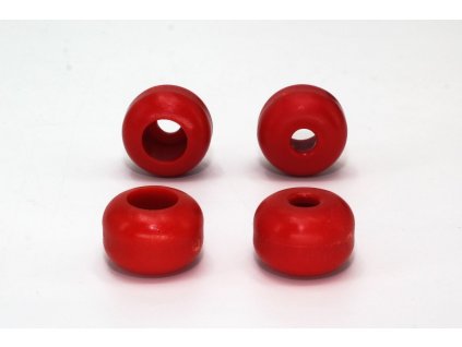 Zakončovací plastová kulička-červená