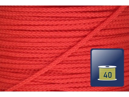 Microcord 1,4mm-Simply Red-cívka 40m