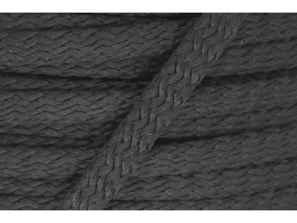 PES oděvní šňůra, pr. 10 mm-černá