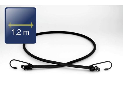 Gumicuk pr. 8mm, 2 háky 8 L120 cm