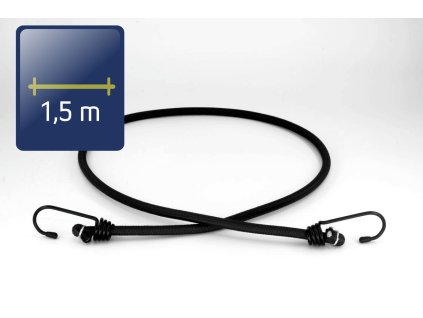 Gumicuk pr. 8mm, 2 háky 8, L150 cm