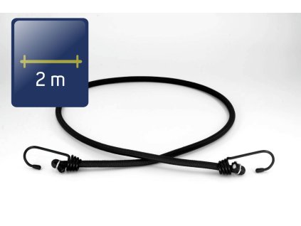 Gumicuk pr. 8mm, 2 háky 8, L200 cm