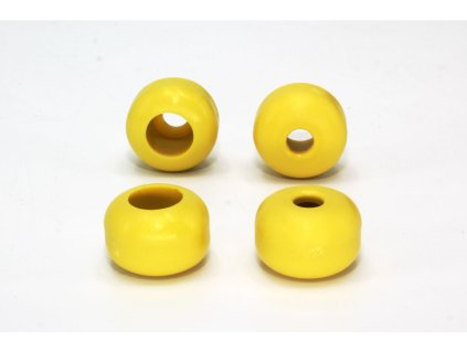 Zakončovací plastová kulička-žlutá