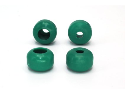 Zakončovací plastová kulička-zelená