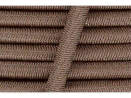 Gumolano 6mm-hnědá