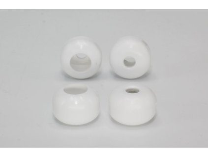Zakončovací plastová kulička-bílá