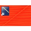 Klobouková guma 1,4mm-fl.oranžová-karta 50m