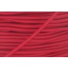 Okrouhlá pruženka 2mm-kardinál.červ.-cívka 50m