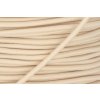 Okrouhlá pruženka 2mm-krémová-cívka 50m