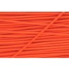 Klobouková guma 1,4mm-oranžová-karta 50m