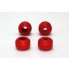 Zakončovací plastová kulička-červená