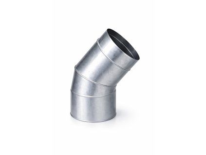 Galvanized steel 45 degree elbow fitting