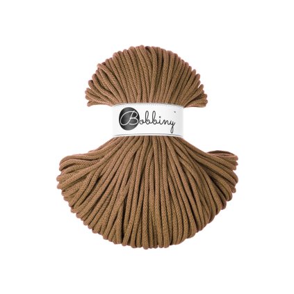 Bobbiny šňůry 5 mm Oříškově hnědá (Nut Brown)