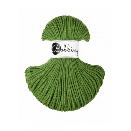 Bobbiny šňůry junior 3 mm Mechová zelená (Moss Green)