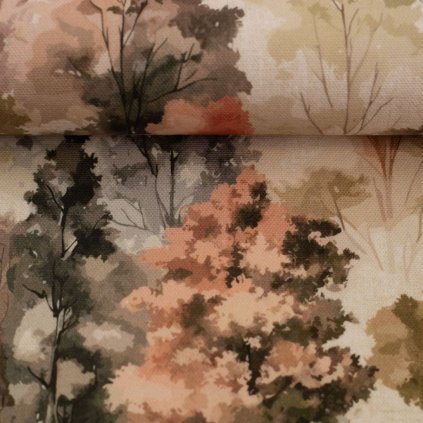 Dekorační látka Leon stromy