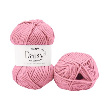 Drops Daisy uni 30 plátek růže