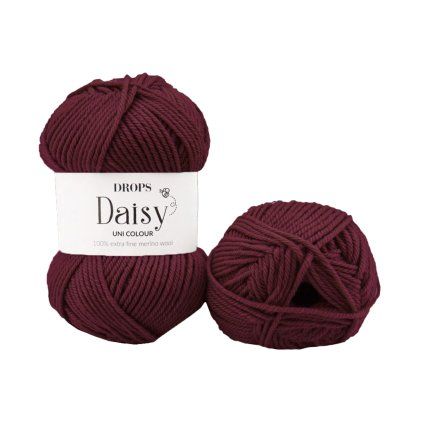 Drops Daisy uni 36 grape