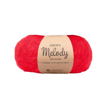 Drops Melody UNI 29 červená