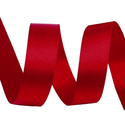 Atlasová stuha 24 mm 100645 tmavě červená 5 m