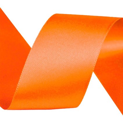 Atlasová stuha 40 mm 103617 oranžová 5 m
