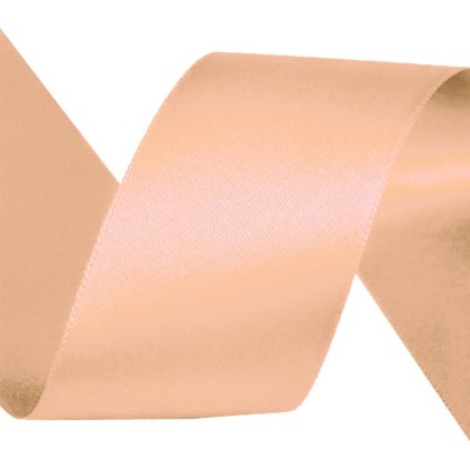 Atlasová stuha 40 mm 108220 meruňková 5 m