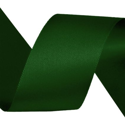 Atlasová stuha 40 mm 108315 tmavě zelená 5 m