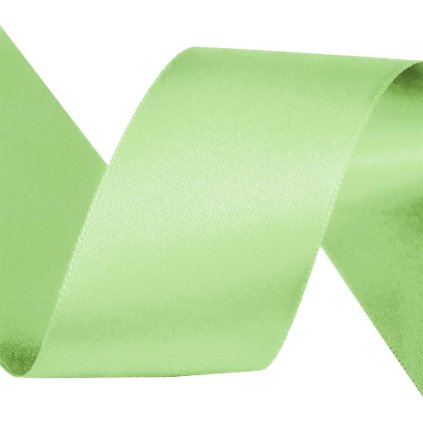 Atlasová stuha 40 mm 108343 pastelově zelená 5 m